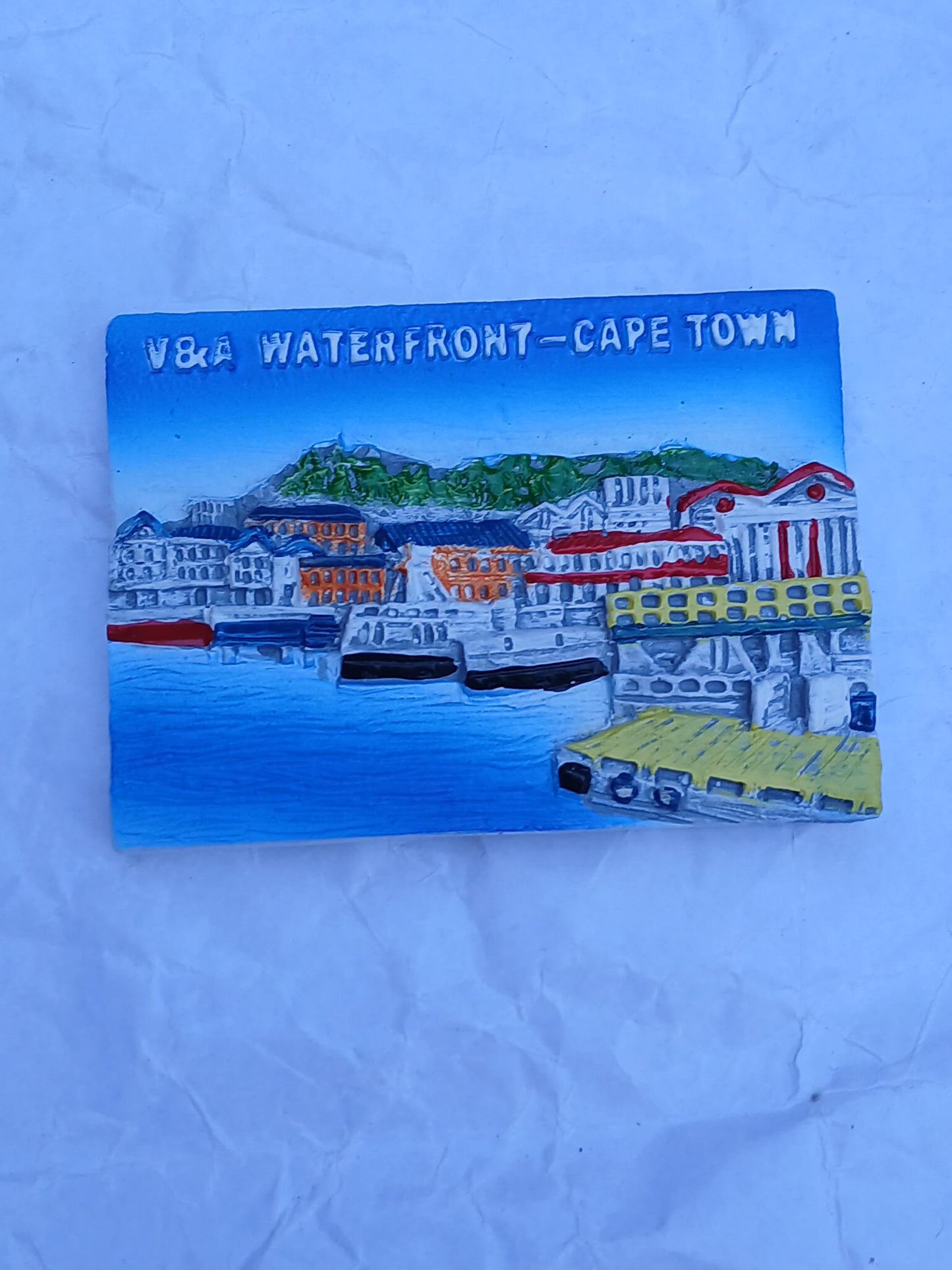 Waterfront fridge magnet