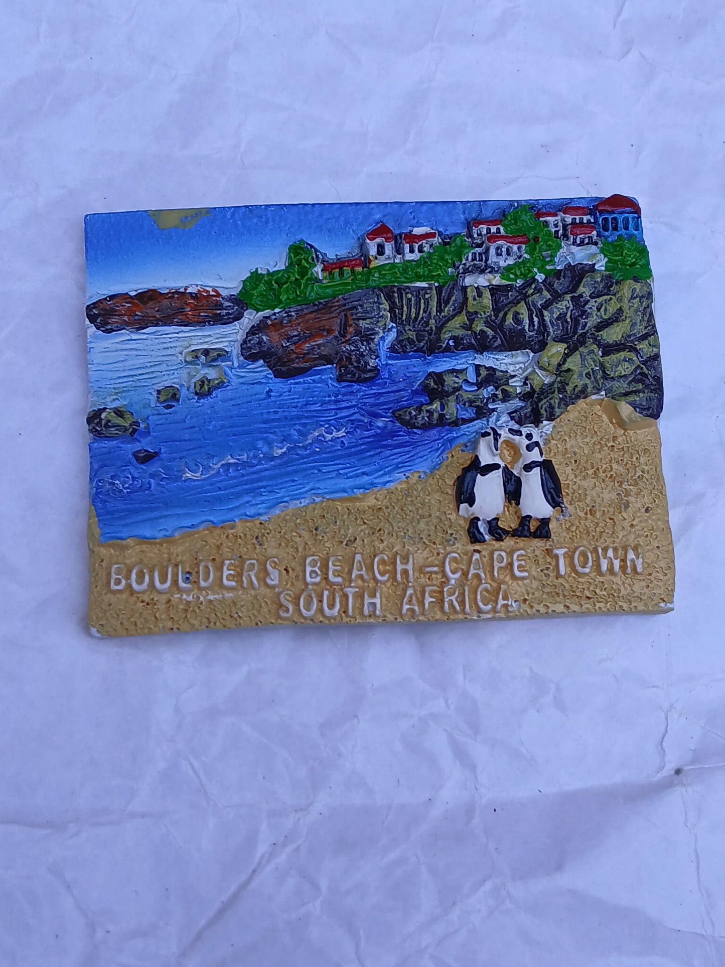 Boulders beach fridge magnet