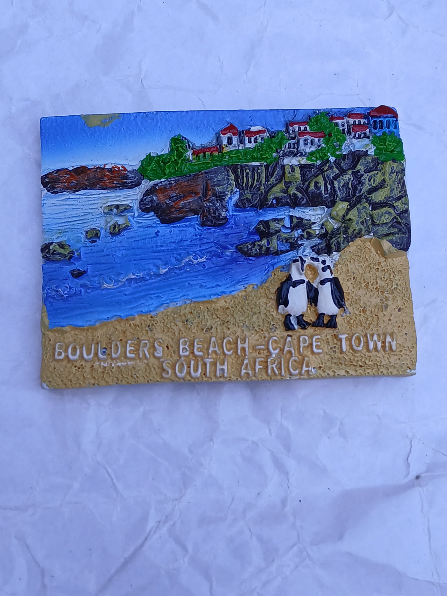 Boulders beach fridge magnet