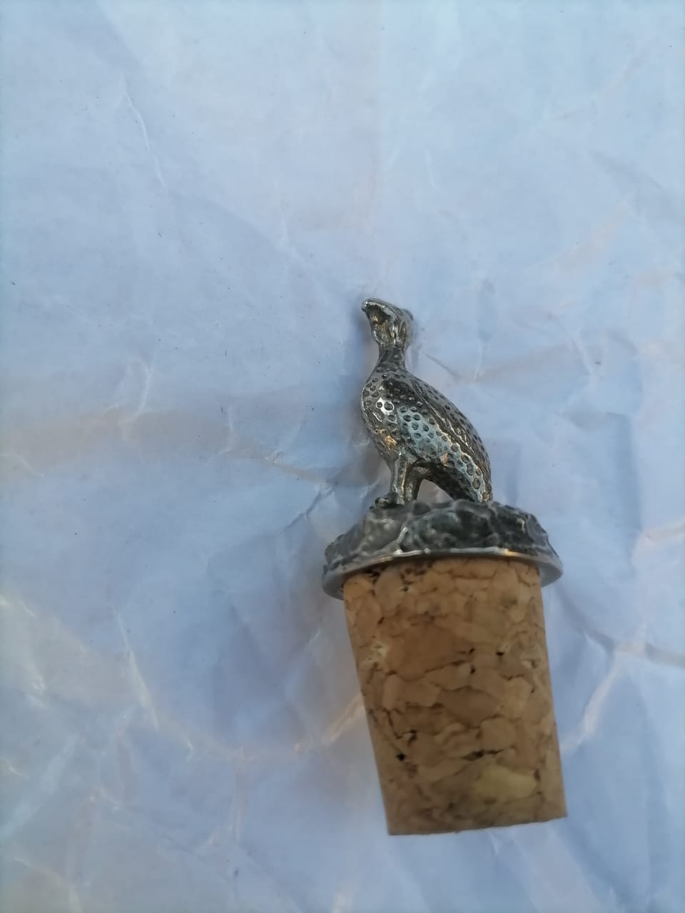 Guinea Fowl Wine Bottle Stopper