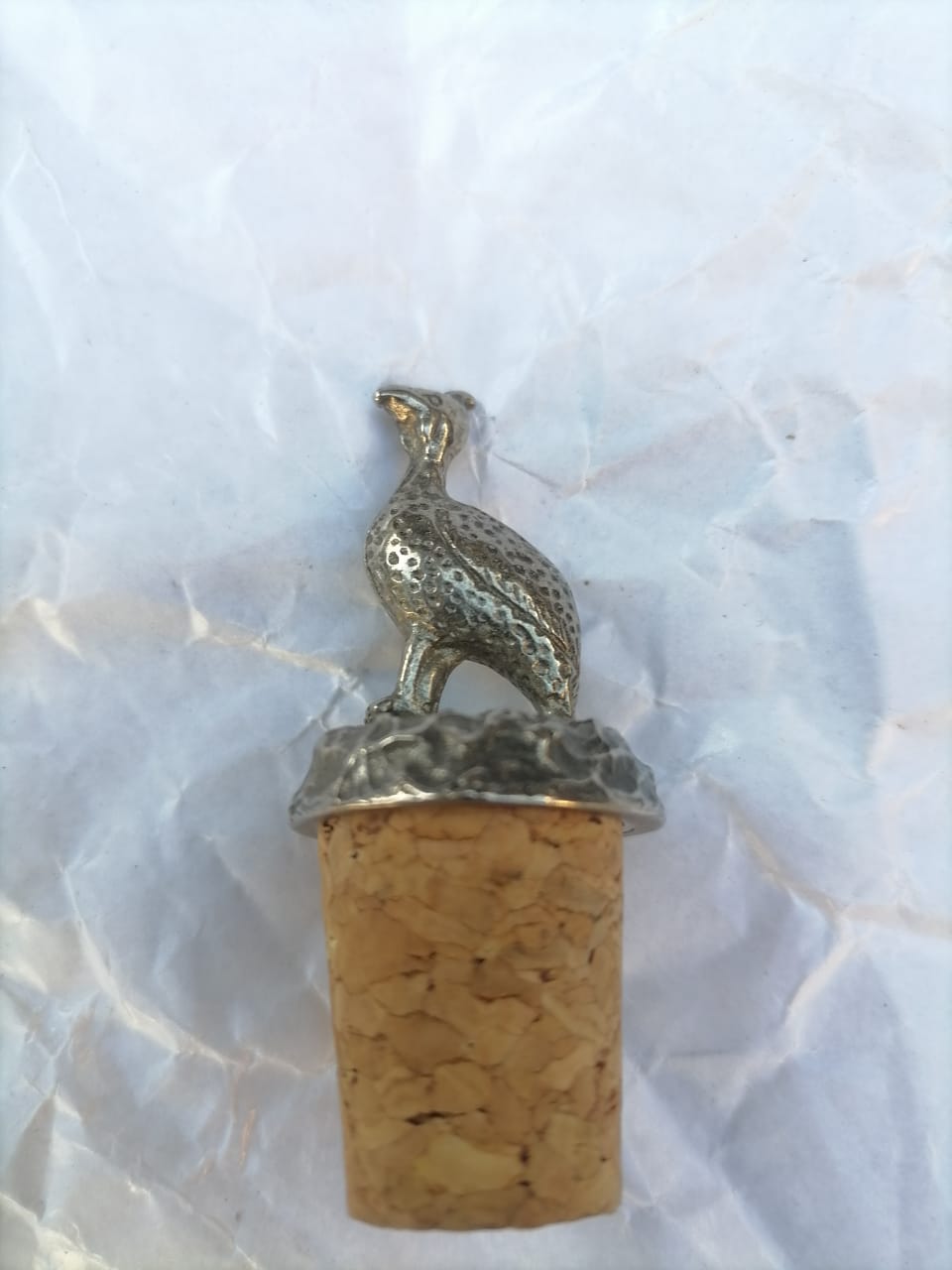 Guinea Fowl Wine Bottle Stopper