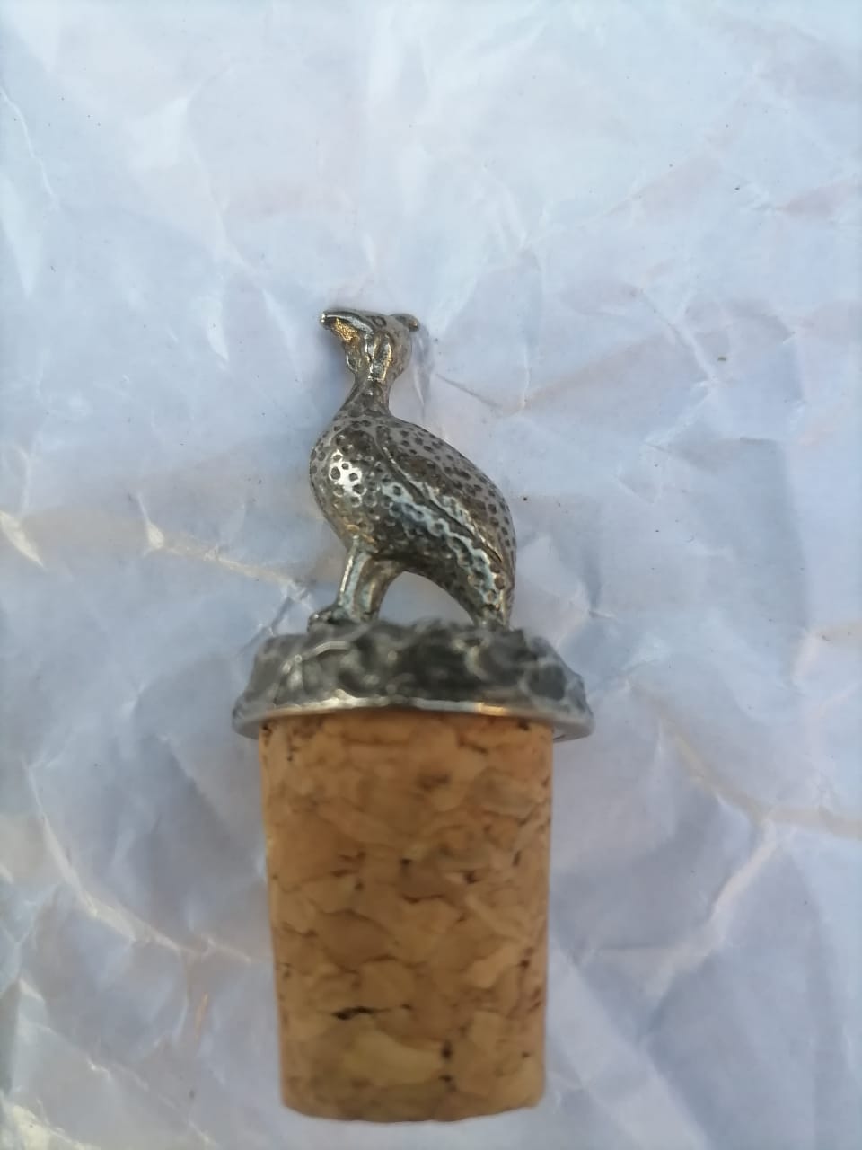 Guinea Fowl Wine Bottle Stopper