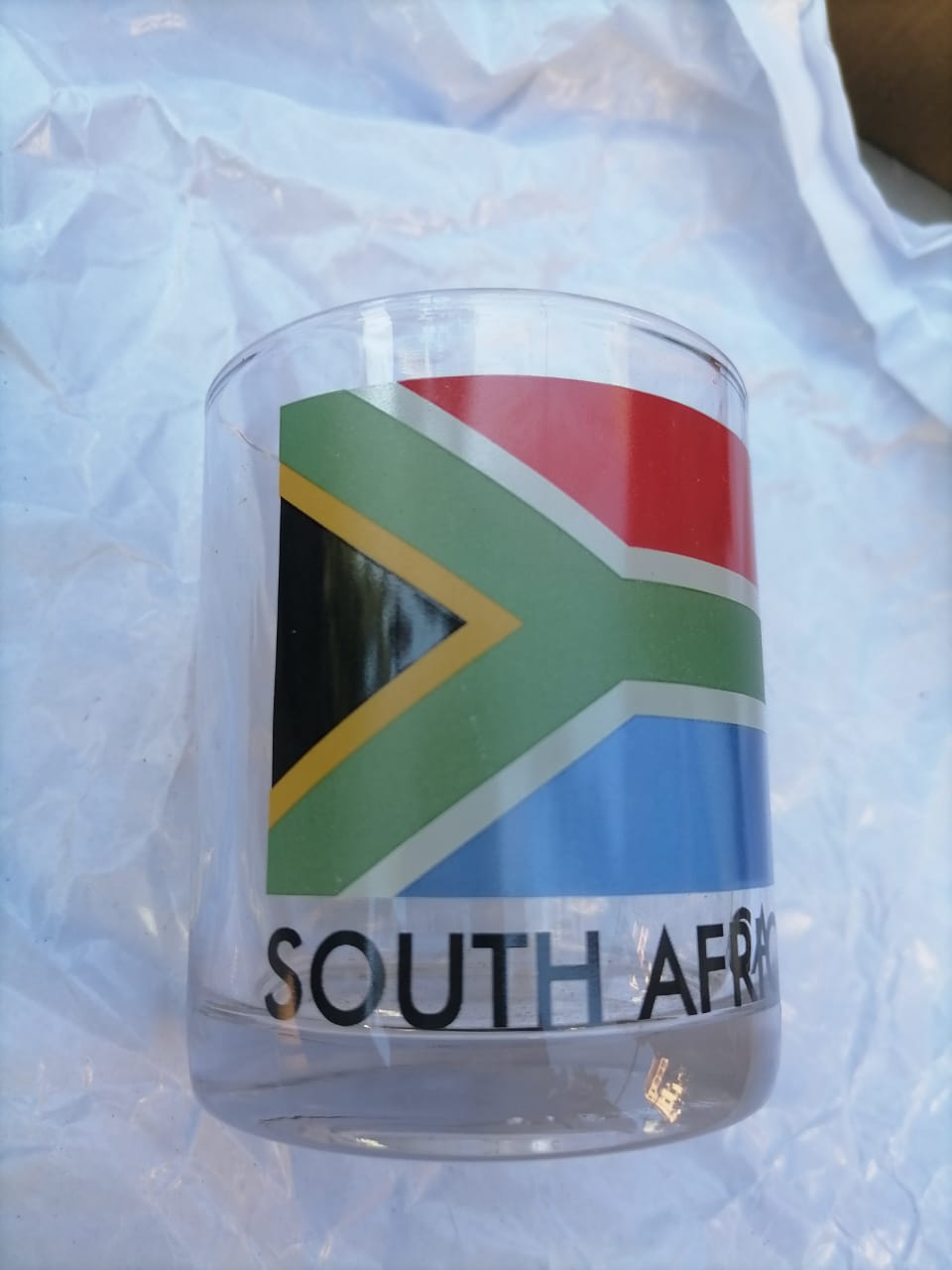 Whiskey Cap with South African Flag