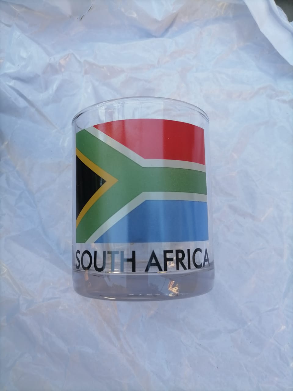 Whiskey Cap with South African Flag