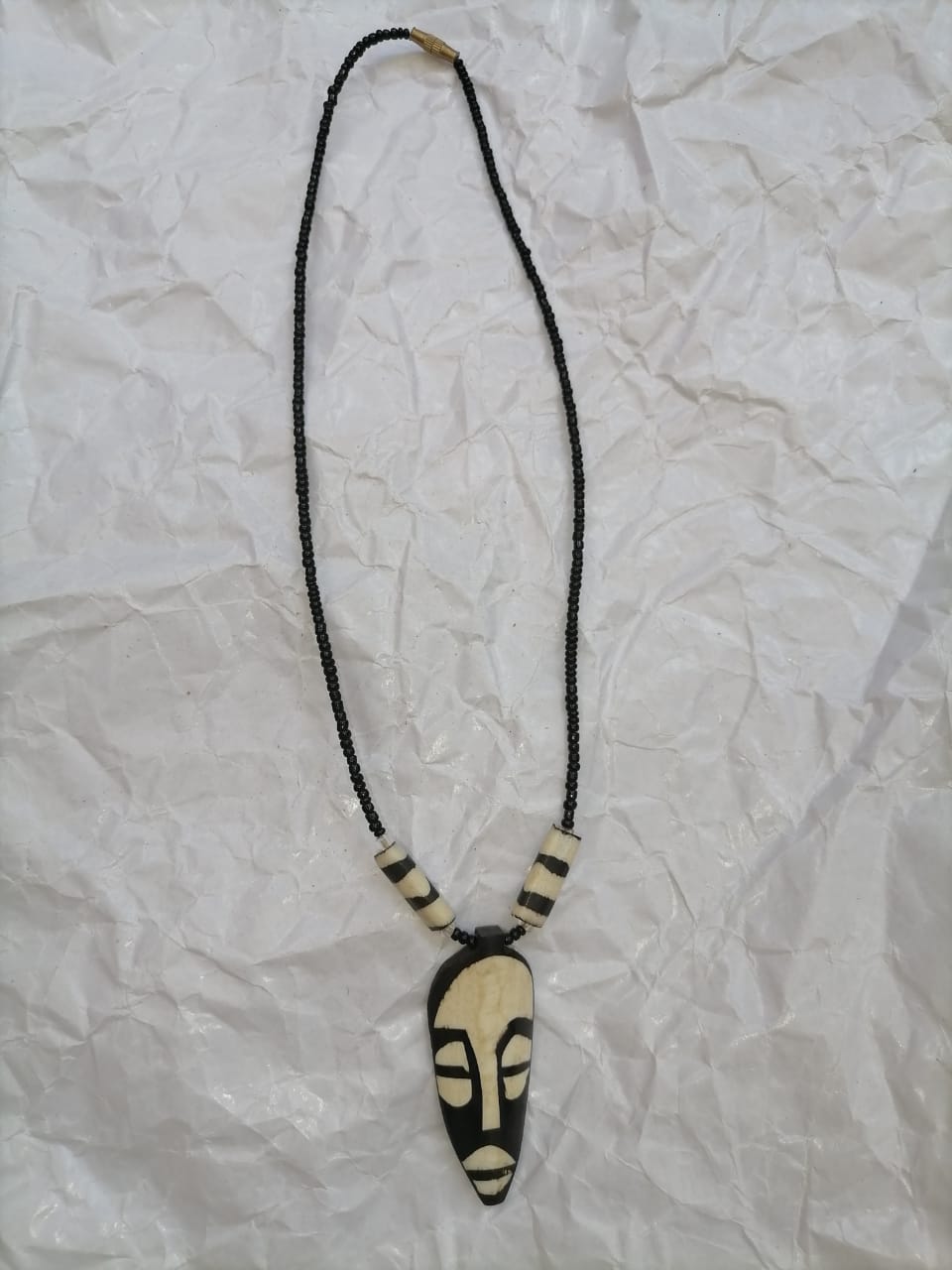 Handcrafted African Tribal Mask Necklace