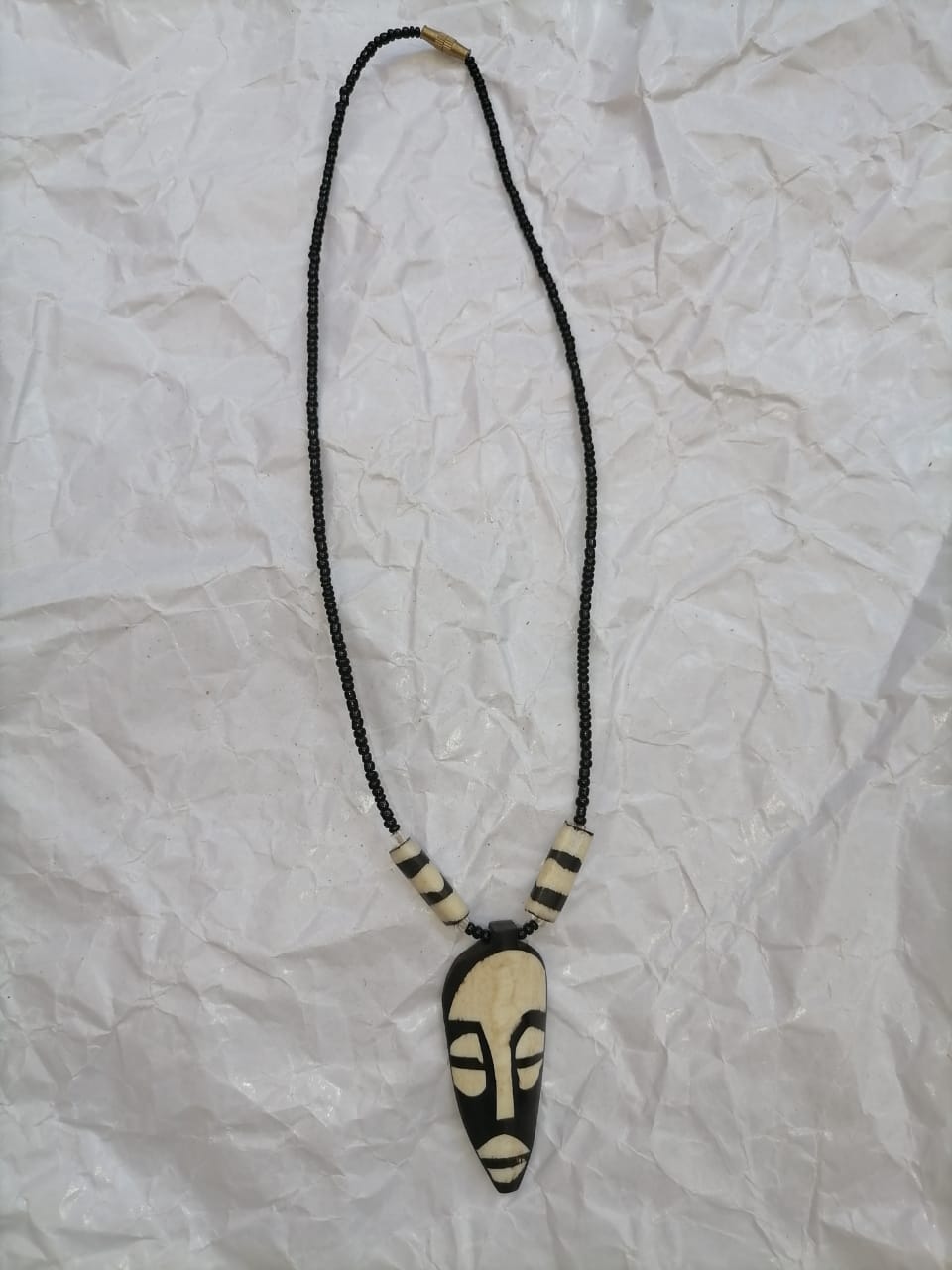 Handcrafted African Tribal Mask Necklace