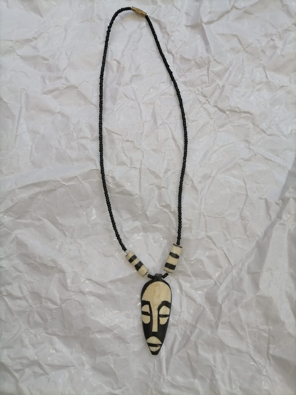 Handcrafted African Tribal Mask Necklace