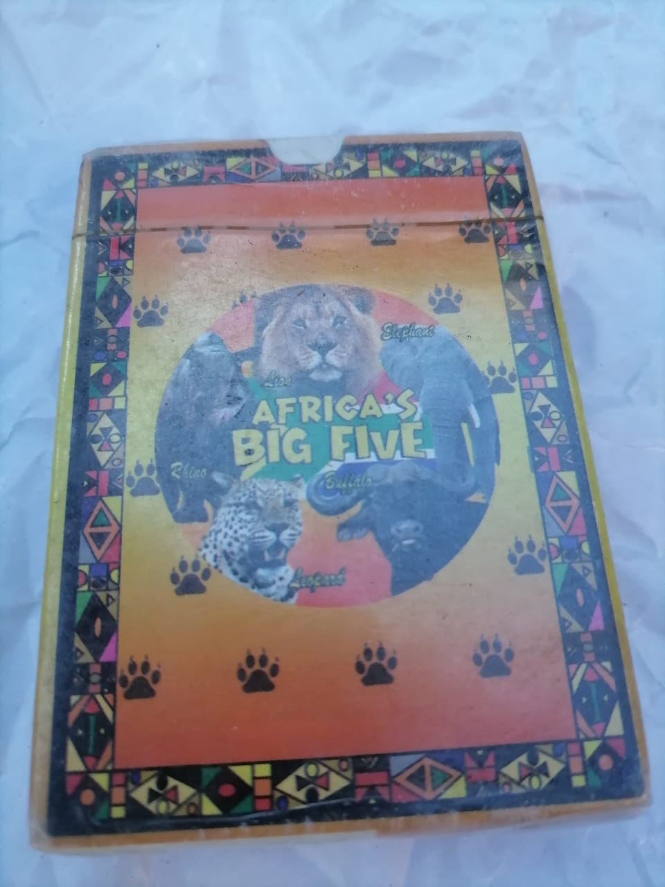 Big Five African Playing Cards