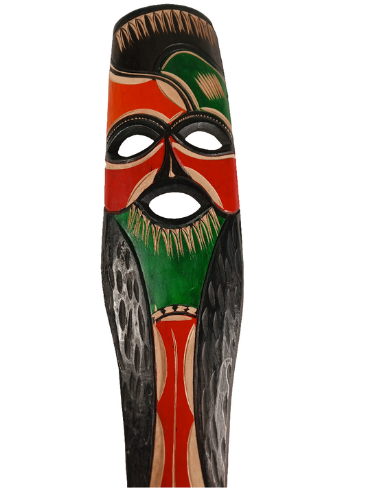 Hand-Carved Zulu Wall Mask – African Tribal Art