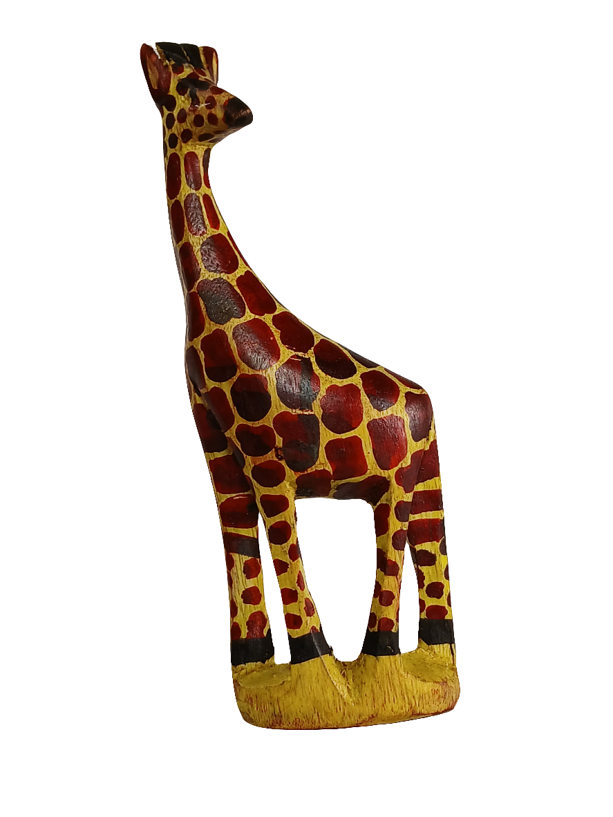 “Royal Stance” – Hand-Carved Giraffe
