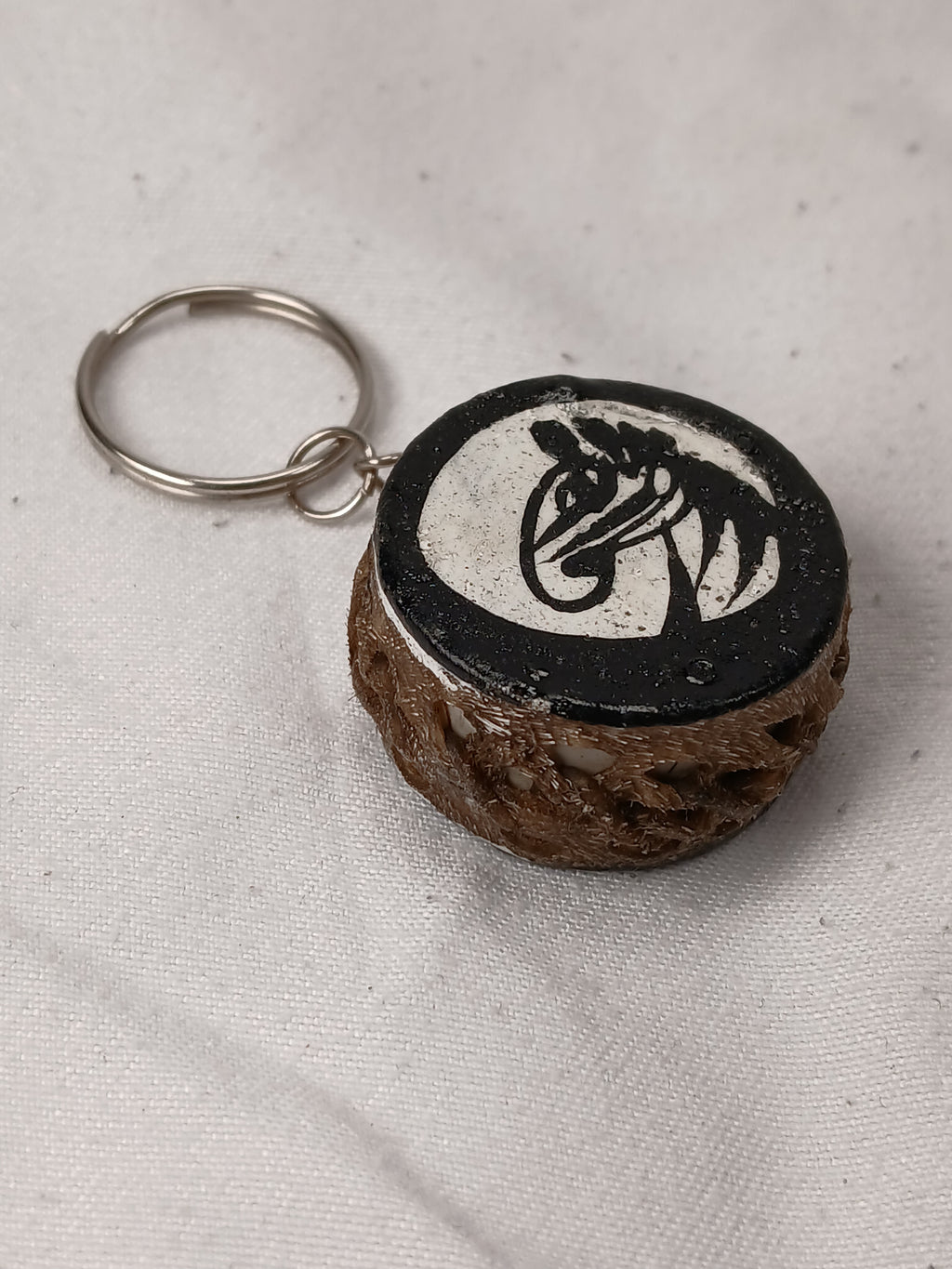 Rustic Horse Head Keychain