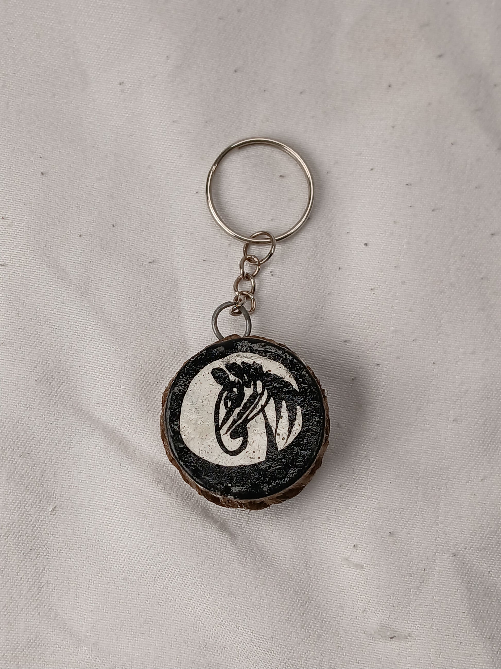 Rustic Horse Head Keychain
