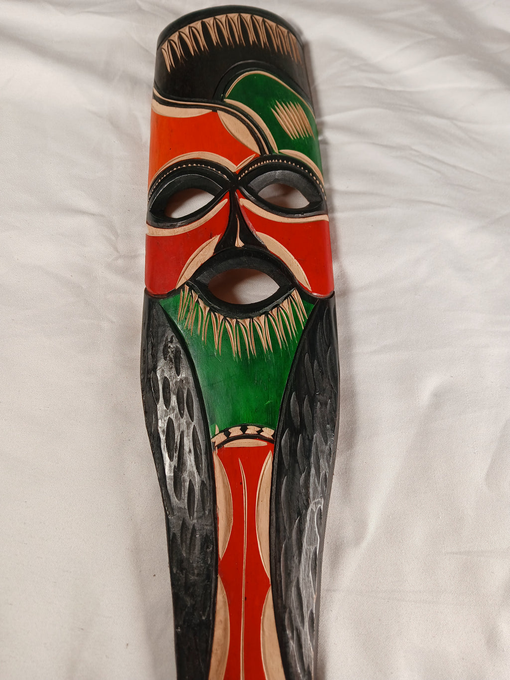 Hand-Carved Zulu Wall Mask – African Tribal Art